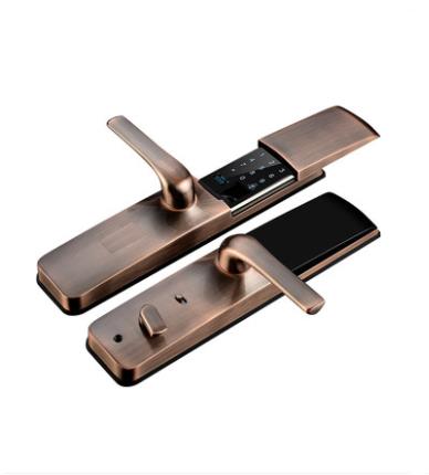 黔东南滑盖指纹锁家用防盗门